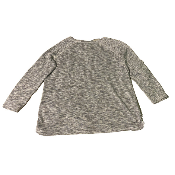 Faded Glory Sweater Womens Plus Size 20 XXL Silver Shimmer Pullover Sweater - Picture 2 of 11